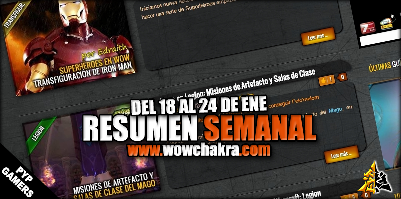 Resumen semanal wowchakra