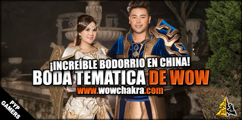 Boda temática de wow en China