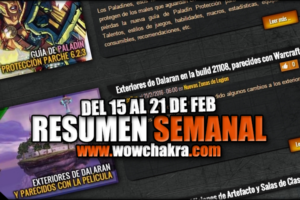 Resumen semanal wowchakra