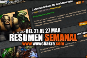 Resumen semanal wowchakra