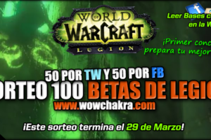 Sorteo 100 Betas de Legion