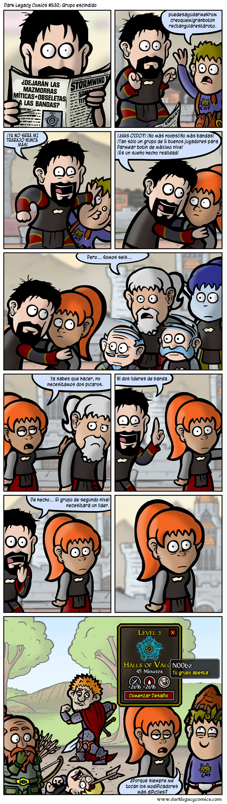 Dark Legacy Comics 532 Grupo Escindido