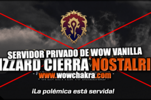Blizzard cierra Nostalrius