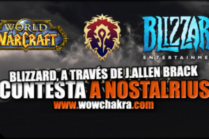 Blizzard contesta a Nostalrius