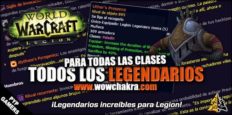 Todos los Legendarios de Legion