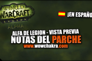 Vista previa notas de parche Alfa de Legion