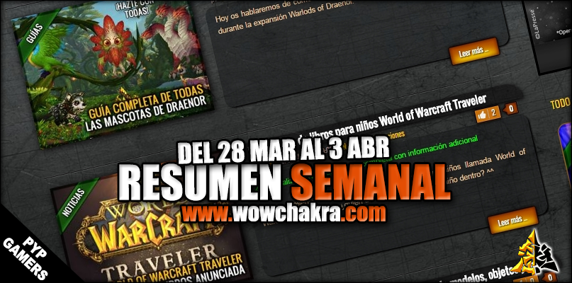 Resumen semanal wowchakra