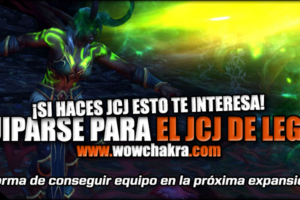 Equiparse para el JcJ de Legion