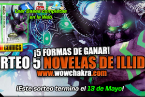 Sorteo 5 novelas de Illidan