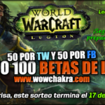 Sorteo 100 Betas de Legion