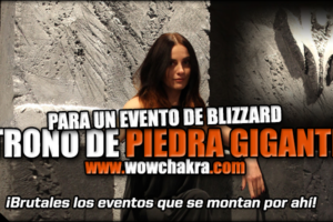Trono de piedra gigante Blizzard evento