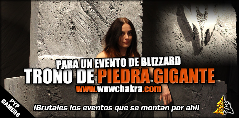 Trono de piedra gigante Blizzard evento
