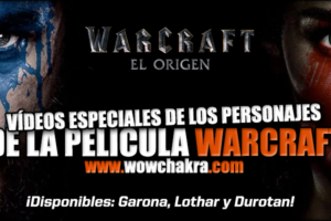 Videos especiales de los personajes de la película Warcraft