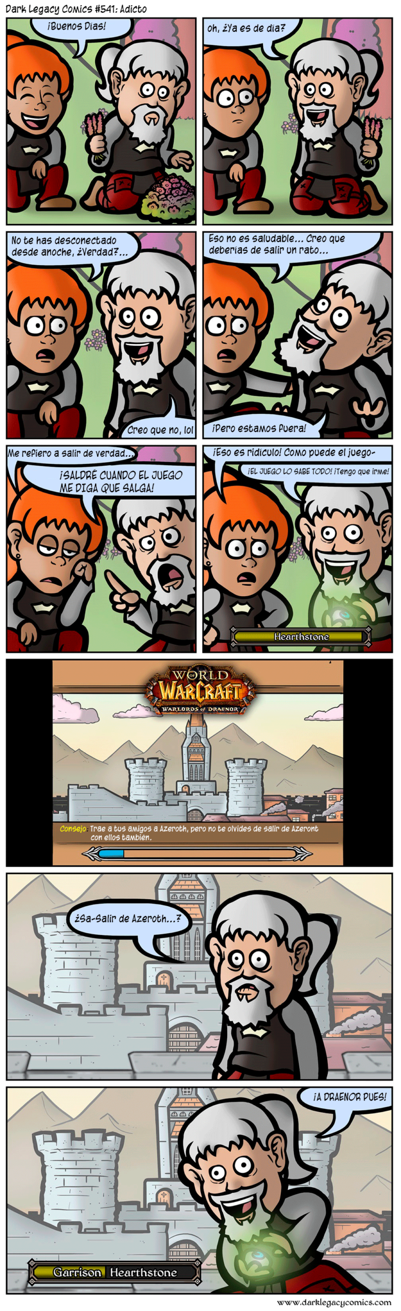 Dark Legacy Comics 540 Mal servicio