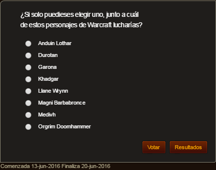 Encuesta Warcraft