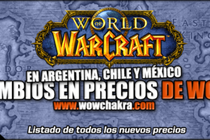 Cambios en los precios de WoW