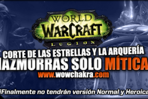 Mazmorras de Suramar solo en Mítico