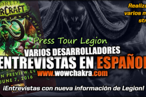Entrevista a varios desarrolladores Press Tour Legion