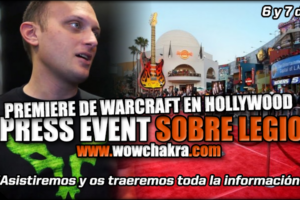 Press event Legion and Hollywood Warcraft Premiere