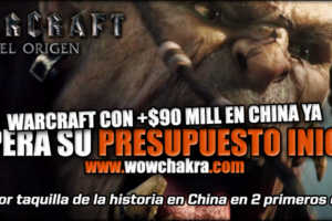 Warcraft revienta la taquilla en China
