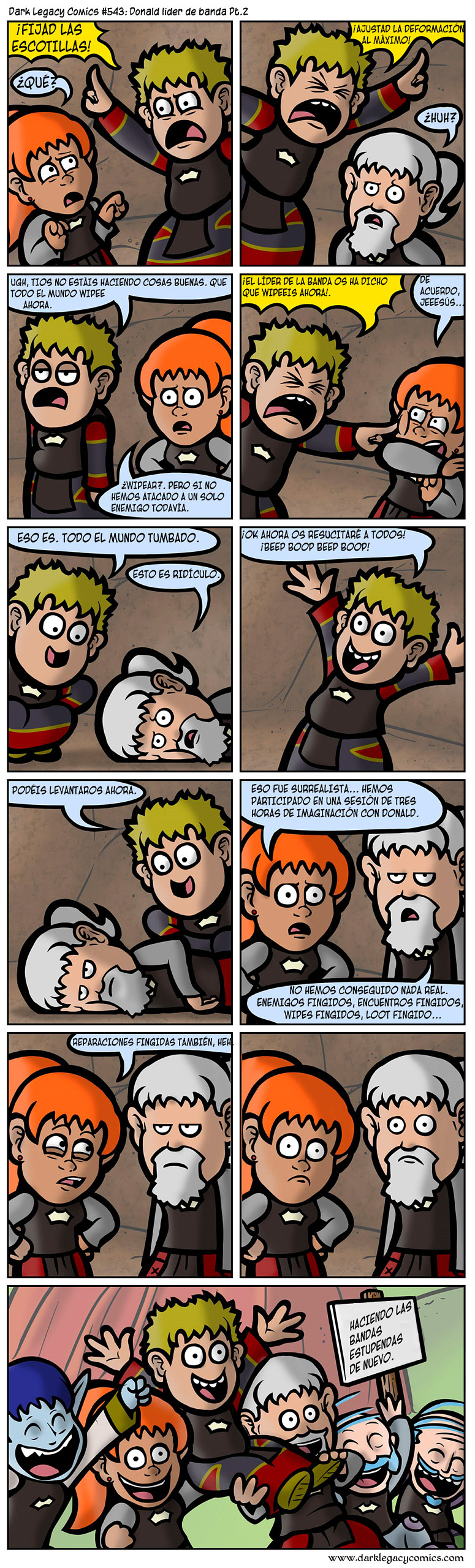 Dark Legacy Comics 543 Donald Líder de Banda Pt.2
