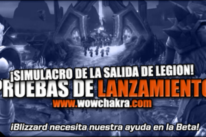 Pruebas del lanzamiento de Legion