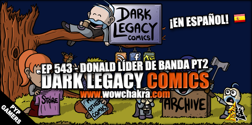 Dark Legacy Comics 543 Donald Líder de Banda Pt.2