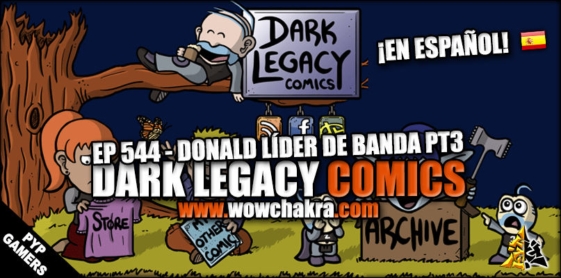 Dark Legacy Comics 544 Donald Líder de Banda Pt.3