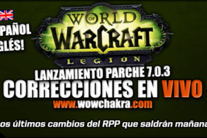 Correcciones en vivo Parche Preexpansion