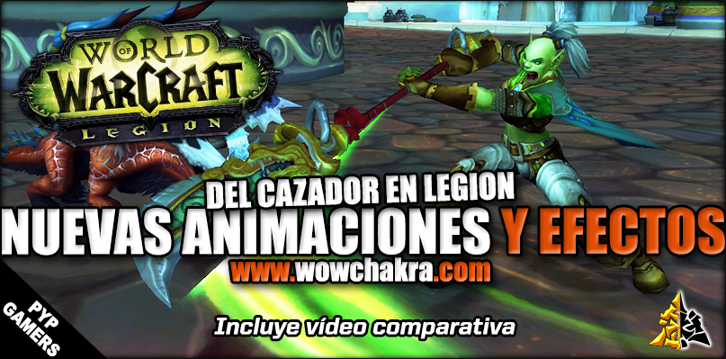 Nuevas animaciones del Cazador en Legion