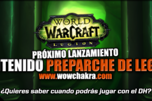 Contenido del pre parche de Legion