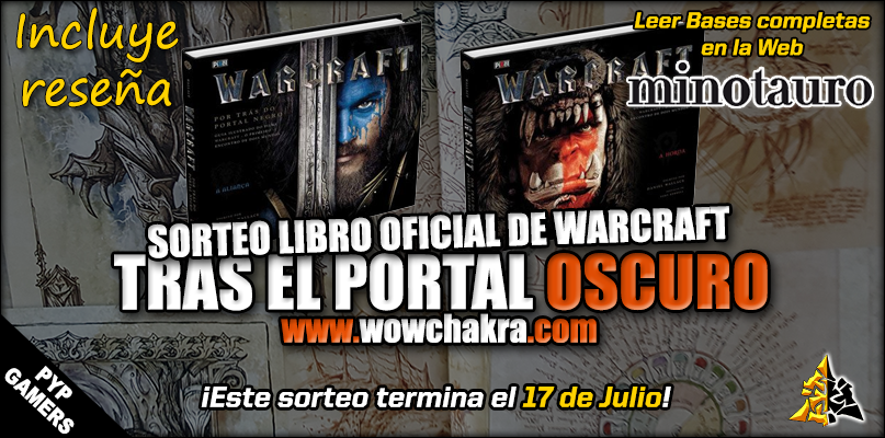 Sorteo libro oficial Warcraft: Tras el Portal Oscuro