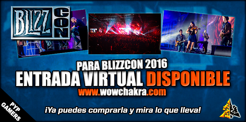 Entrada virtual BlizzCon 2016