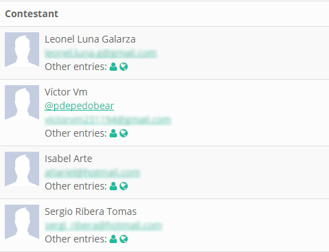 Ganadores sorteo