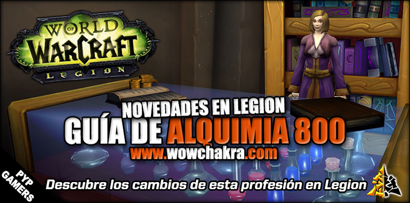 Guía de Alquimia 800 de Legion