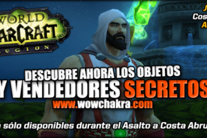 Objetos y vendedores secretos en Asalto Costa Abrupta