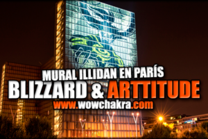 Descubre el impresionante mural de Blizzard y ARTtitude en la Biblioteca Nacional de París