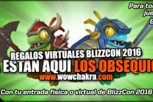 Regalos virtuales BlizzCon 2016