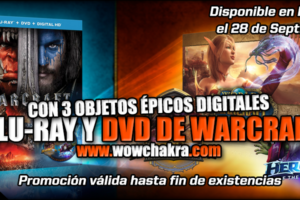 Obsequios edición física de Warcraft la película