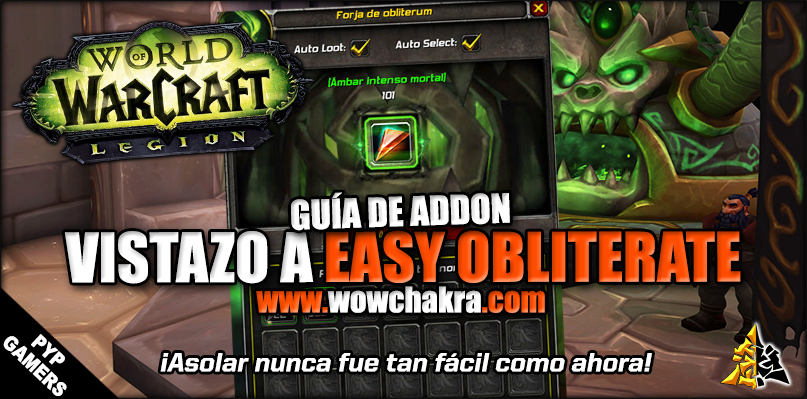 Guía del Addon Easy Obliterate