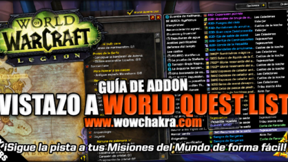 Guía del Addon World Quest List