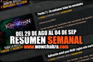 Resumen semanal wowchakra