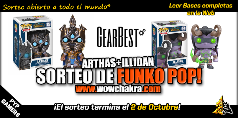 Sorteo Funko PoP de WoW por GearBest.com