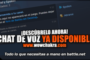 Descubre el nuevo chat de voz de Blizzard