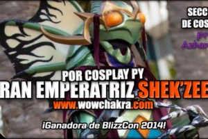 Cosplay de Gran Emperatriz Shek'Zeer por Cosplay Py