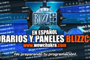 Horarios BlizzCon 2016