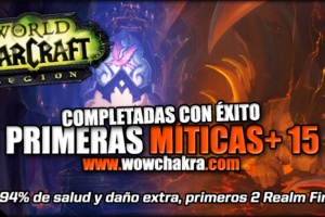 Primeras míticas+ de nivel 15 completadas