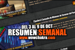 Resumen semanal wowchakra