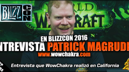 Entrevista WowChakra a Patrick Magruder
