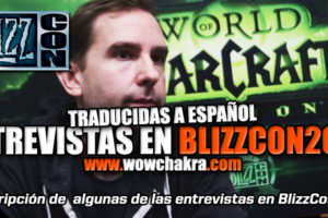 Entrevistas Traducidas Blizzcon 2016